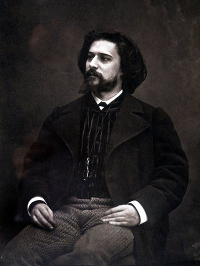 Alphonse Daudet genç portresi by Unknown artist