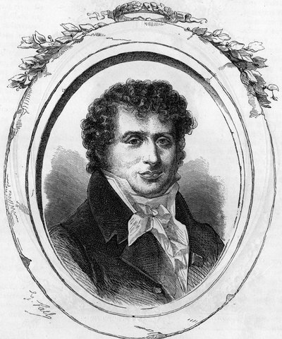 Antoine Desaugiers (1772-1827), Fransız söz yazarı portresi. by Unknown artist