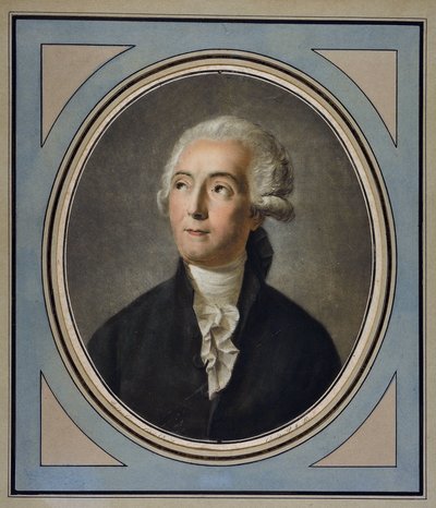 Antoine Laurent de Lavoisier (1743-1794), Fransız kimyager portresi. by Unknown artist