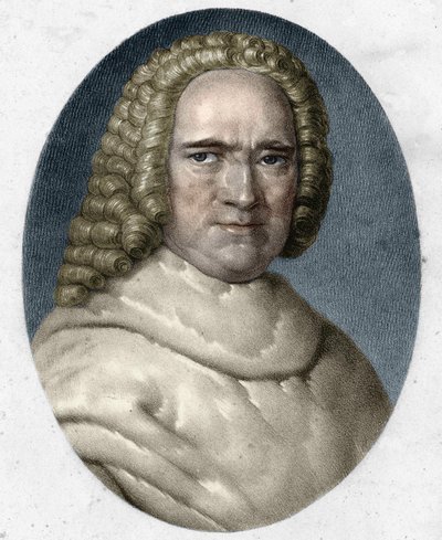 Bernard de Jussieu (1699-1777), Fransız botanikçinin portresi. by Unknown artist