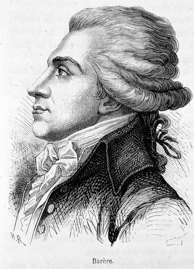 Bertrand Barere de Vieuzac (1755-1841), Fransız politikacı portresi. by Unknown artist
