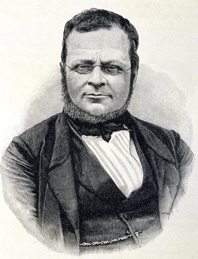İtalyan devlet adamı Camillo Benso, Cavour Kontu (1810-1861), 1860 tarihli bir fotoğraftan sonra by Unknown artist