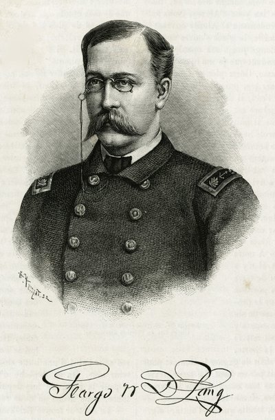 Kuzey Kutbu görevi için La Jeannette mürettebatından Kaptan Georges Washington De Long