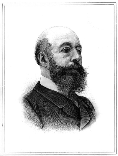 Charles Lambert de Sainte Croix (Sainte-Croix) (1827-1889), Fransız politikacı portresi. "" Resimli Dünya "da gravür, 2 Ocak by Unknown artist