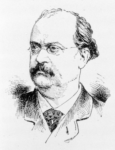 Charles Lecocq'un portresi (1832 - 1918), Fransız besteci. by Unknown artist