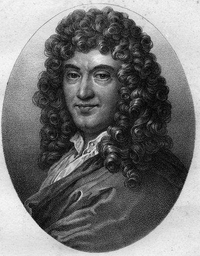 Claude Perrault (1613-1688), Fransız mimar, doktor ve anatomist portresi by Unknown artist
