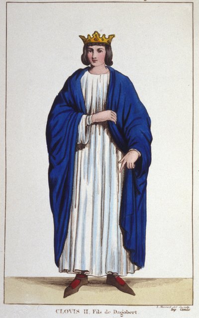 Clovis II (? - 657), Neustria, Burgundy ve Austrasia Kralı