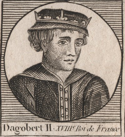 711a 716 Frank Kralı II. Dagobert