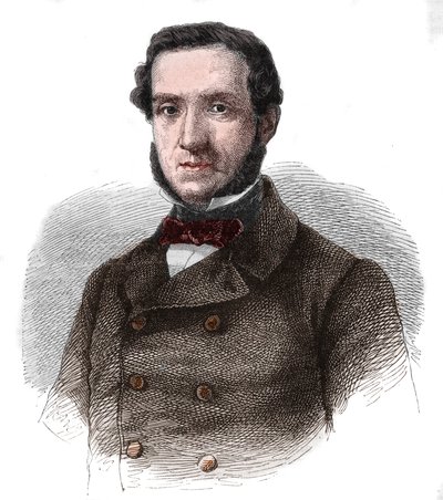 Edouard Drouyn de Lhuys (1805-1881) Fransız diplomat ve politikacı portresi by Unknown artist