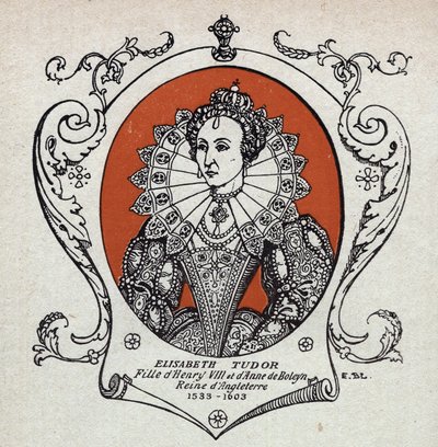 İngiltere ve İrlanda Kraliçesi Elisabeth Iere veya Elizabeth Tudor
