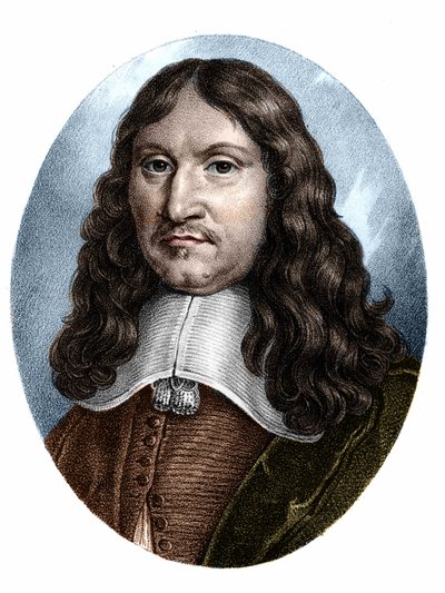 Francois Eudes de Mezeray (1610-1683) Fransız tarihçi portresi. by Unknown artist
