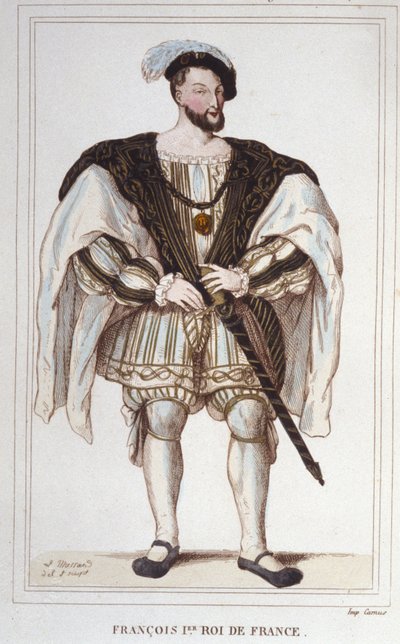 François I Portresi (1494 - 1547) 1830 Gravür by Unknown artist