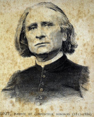 Macar piyanist ve besteci Franz Liszt