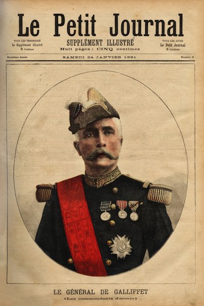 General Marquis Gaston de Galliffet (1830-1909), ordu komutanı, 1879