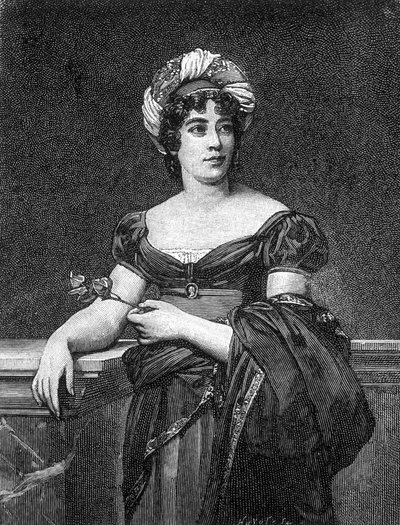 Madame de Staël (1766 - 1817), Fransız yazar olarak bilinen Staël-Holstein Baronesi Germaine Necker