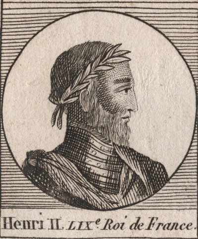 Henry II (1519-1559) Portresi Fransa Kralı - Henry II (1519-59), Fransa Kralı - Charles Constant Le Tellier 1821