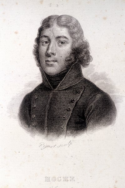 Hoche portresi, 19. yüzyıl gravürü by Unknown artist
