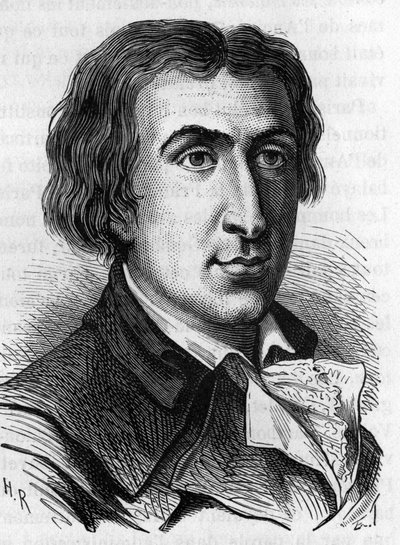 Jacques Pierre Brissot de Warville, Fransız gazeteci ve politikacı (1754 - 1793) portresi. 19. yüzyılda köleliğin kaldırılmasının destekçisi olan Societe des Amis des Blacks