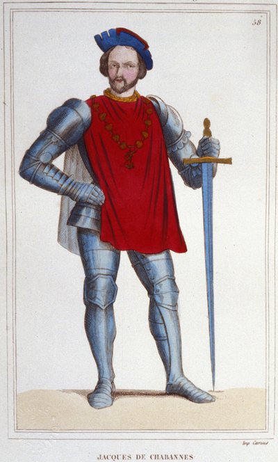 LA PALICE Lordu Jacques de Chabannes'ın portresi. Fransa Mareşali 1470-1525. by Unknown artist