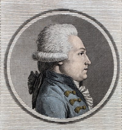 Jean-Xavier (Jean Xavier) Pusy Ofisi (1750-1806) askeri mühendisi ve bir Fransız politikacının portresi. by Unknown artist