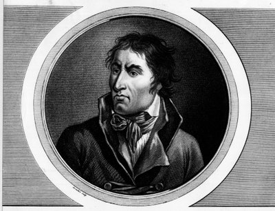 Jean Baptiste Carrier (1756 - 1794), Fransız politikacı portresi. “” Üç cilt halinde Fransız devriminin tarihi resimlerinin tam koleksiyonunda gravür.””” 1804. by Unknown artist