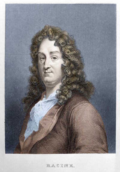 Jean Racine (1639 - 1699), Fransız oyun yazarı portresi. by Unknown artist