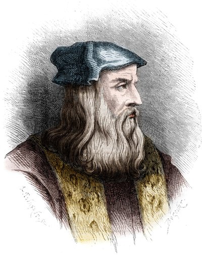 İtalyan ressam Leonard de Vinci