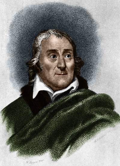 Lorenzo da Ponte (1749-1838) librettist ve Yahudi kökenli İtalyan yazar portresi. by Unknown artist