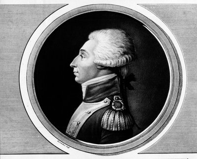 Marie Gilbert Mottier'in portresi, Marquis de La Fayette ((Lafayette) by Unknown artist