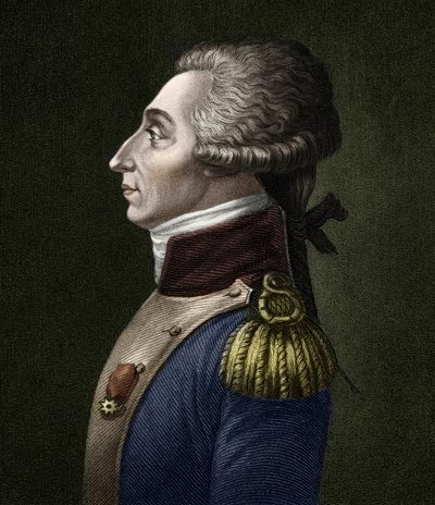 Marie Joseph Gilbert Motie Motier, Marquis de Lafayette (1757-1834), Fransız aristokrat ve askeri portresi. by Unknown artist