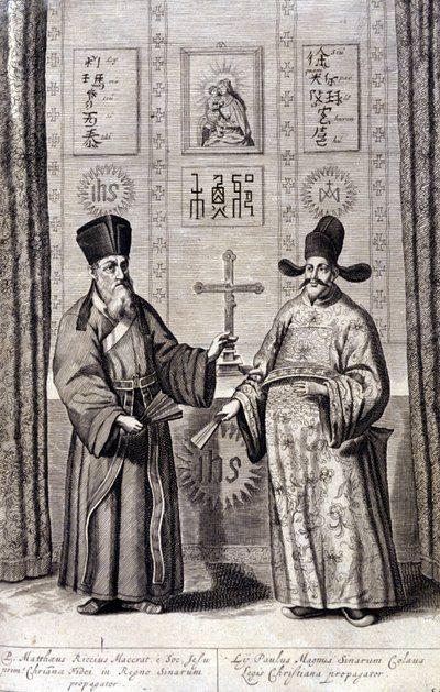 Matteo Ricci (solda), İtalyan Cizvit ve Paul Ly, Çin