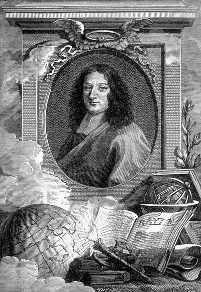 Pierre Bayle (1647 - 1706) Fransız yazar ve filozof portresi. by Unknown artist
