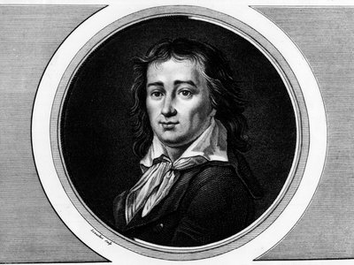 Pierre Gaspard Chaumette (1763-1794), Fransız politikacı portresi. “” Üç cilt halinde Fransız devriminin tarihi resimlerinin tam koleksiyonunda gravür.””” 1804. by Unknown artist