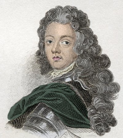 Savoie-Carignan Prensi Eugene portresi (Savoie Carignan, Soissons Kontu (1663-1736), Fransız askeri. 19. yüzyıl gravürü. by Unknown artist