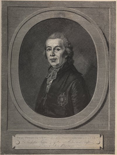 Prens Karl Theodor von Dalberg (1744-1817), başpiskopos ve devlet adamı, yazar ve filozof portresi by Unknown artist