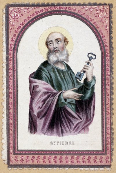 Anahtardaki Aziz Peter portresi - 19. yüzyıl by Unknown artist