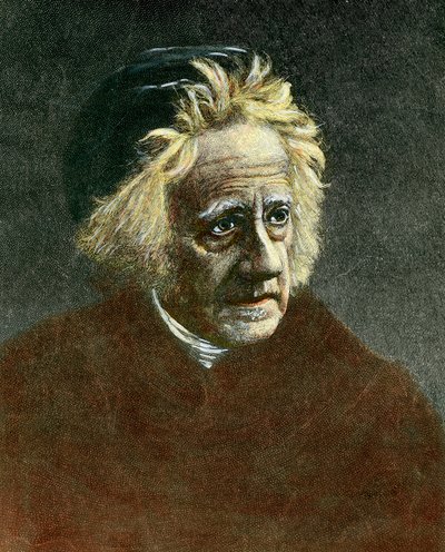 Sir John Herschel'in (1792 - 1871) İngiliz astronomunun portresi. by Unknown artist