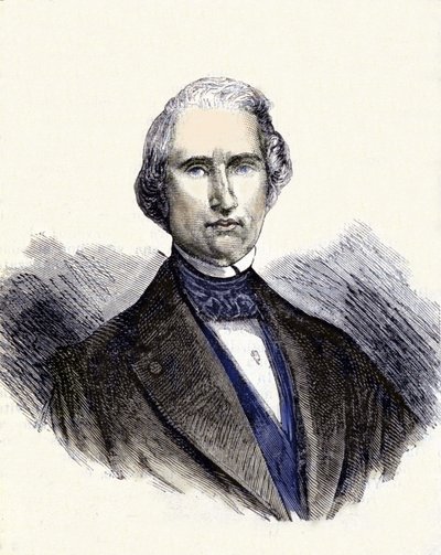 Urbain Jean Joseph Le Verrier veya (Leverrier), Fransız matematikçi ve astronom (1811-1877) portresi. Neptün gezegeninin ilk gözlemcisidir. by Unknown artist