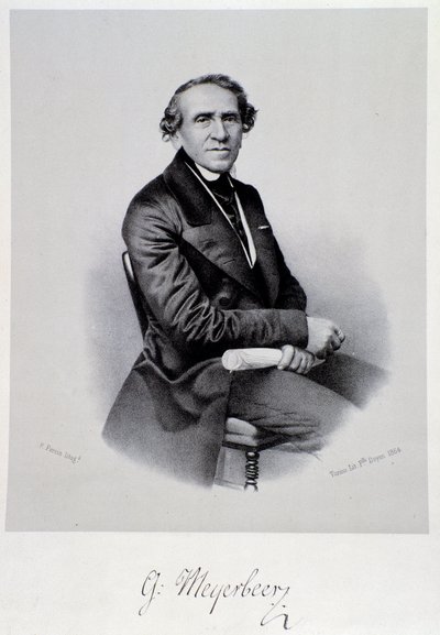 Alman opera bestecisi Giacomo Meyerbeer