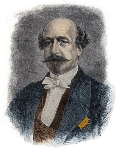 Fransız finansör ve politikacı Charles de Morny dit Comte de Morny (veya Duke) (1811-1865) III. Napolyon