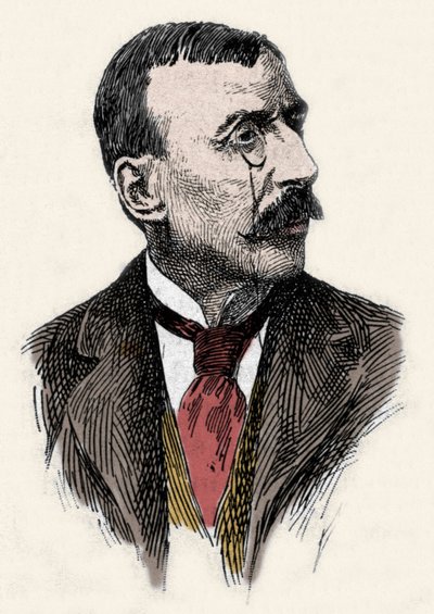 Portekizli yazar ve diplomat Jose Maria de Eeca de Queiros veya Queiroz