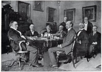Başkan McKinley ve Kabinesi Beyaz Saray