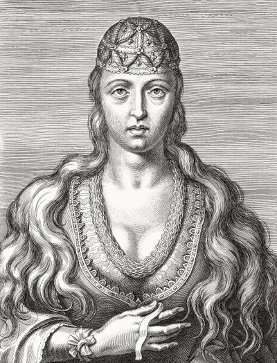 Portekiz Prensesi Joan. Joana. Vesika. by Unknown artist