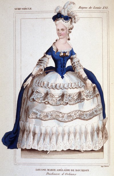 Prenses Marie Louise Adelaide d'Orleans (1698-1743). by Unknown artist