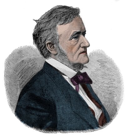 RICHARD WAGNER (1813-1883) İngiliz besteci - gravür by Unknown artist