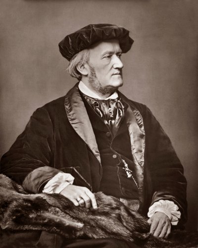 RICHARD WAGNER (1813-1883) Alman besteci. Portre fotoğrafı by Unknown artist