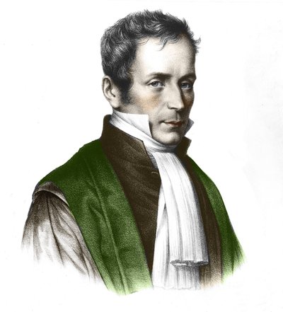 René Théophile Hyacinte Laënnec (1781-1826), Fransız doktor by Unknown artist