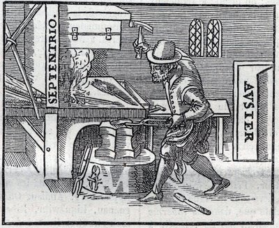 William Gilbert (veya William Gylberde) tarafından 1600 “De Magnete, Magneticisque Corporibus, et de Magno Magnete Tellure” (veya Manyetizma ve Manyetik Cisimler ve Dünyanın Büyük Mıknatısı) tarihli eserin gravürünün reprodüksiyonu by Unknown artist