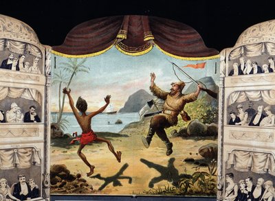Robinson Crusoe ve Cuma by Unknown artist