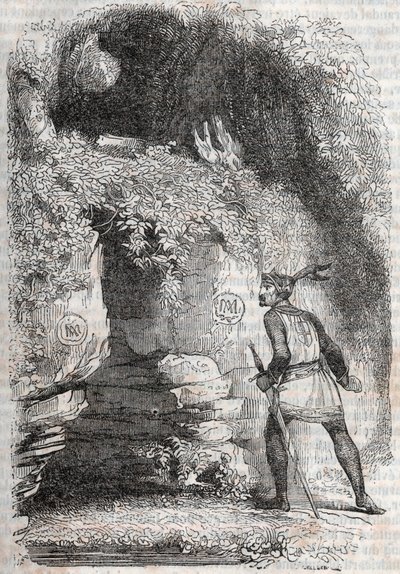 Roland, Medor (Medoro) ve Angelique (Angelica) figürlerini bulur - Ludovico Ariosto